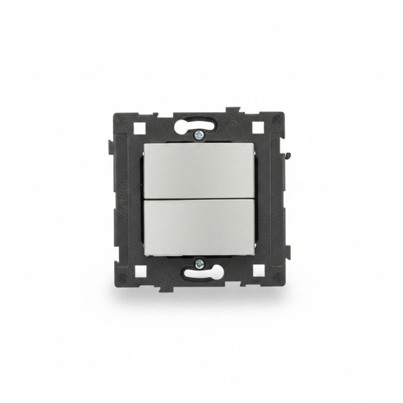 8061681 Double interrupteur vaetvient gris Alyans M5914/20GS
