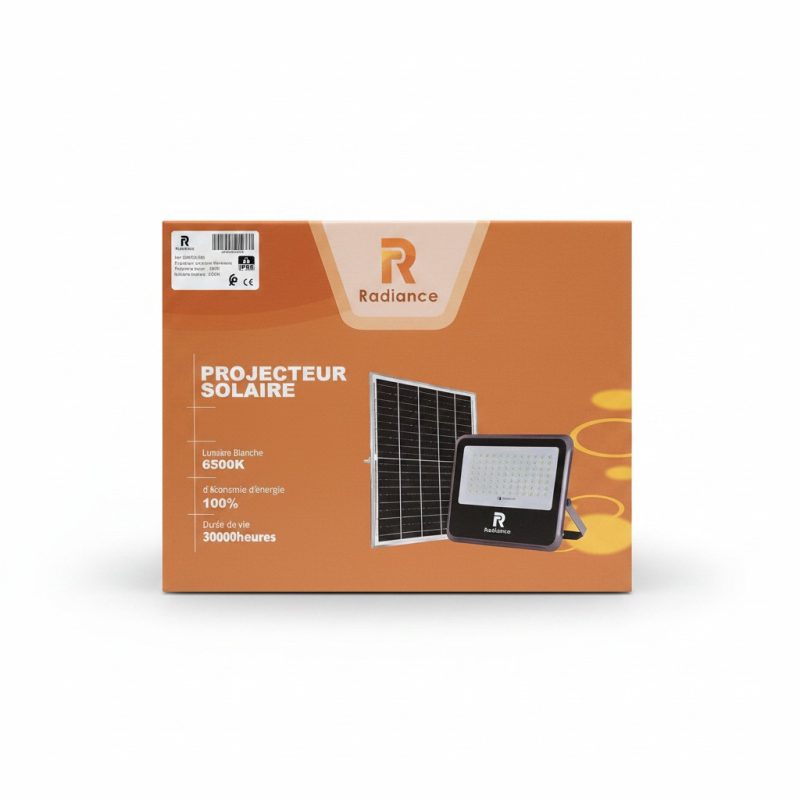 Projecteur Solaire LED 300W Radiance en Aluminium IP65
