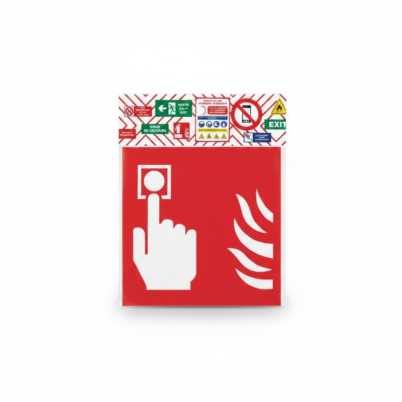 9737691 Kit de Signalétique de Sécurité Panneaux Adhésifs Essentiels