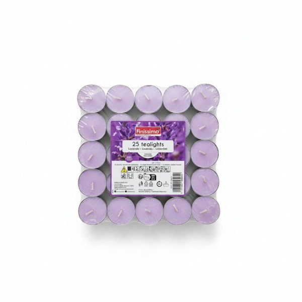 Bougies Chauffe-Plat Lavande (x25) Finissimo