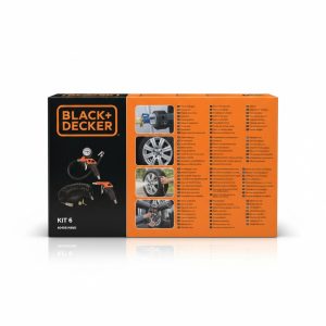 Kit 6 accessoires compresseur BLACK+DECKER - Gonflage & Soufflage
