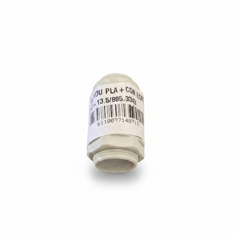 Presseétoupe plastique PG13.5 IP68 avec écrou