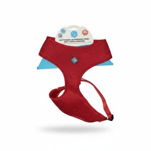 Harnais doux en maille rouge XL Love Pet 51-74 cm