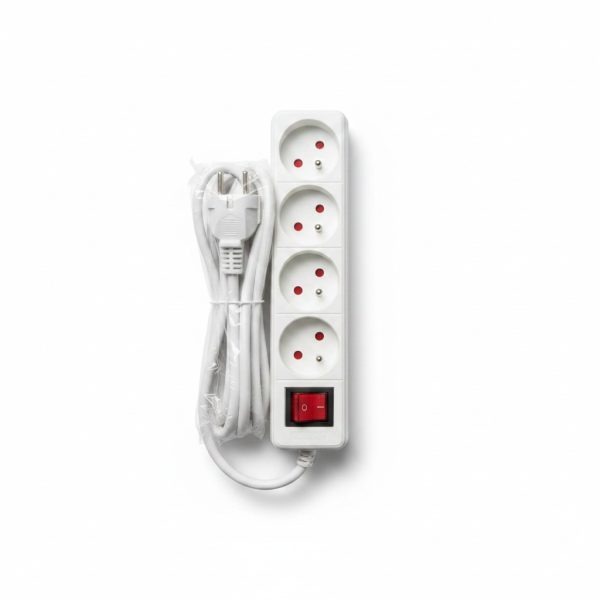 Bloc multiprise 4 prises avec interrupteur 3500W