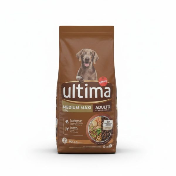 Croquettes Chien Adulte Medium/Maxi Poulet 12kg Ultima