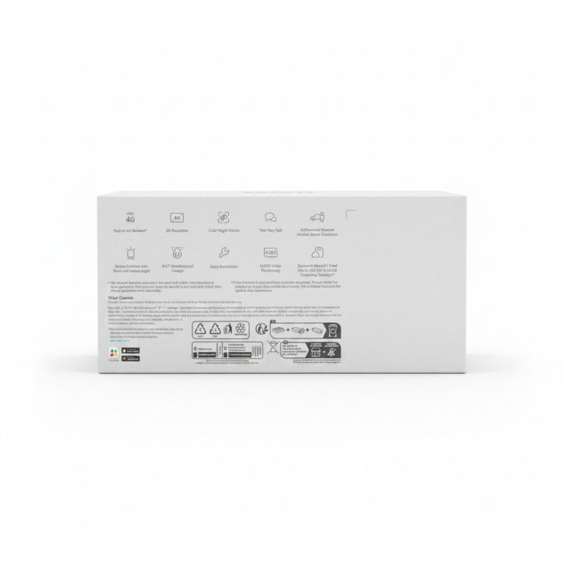 Caméra de surveillance 4G 2K couleur nuit CSH5 EZVIZ