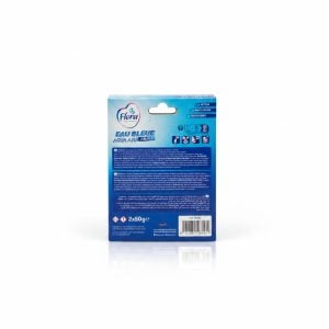 Bloc Chasse d'Eau Bleue Anti-Tartre 2x50g Flora