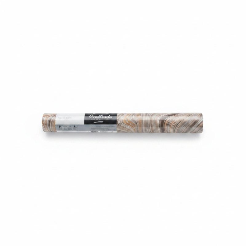 Papier Peint Soleado Beige Marron Effet Bois Ovaltrade