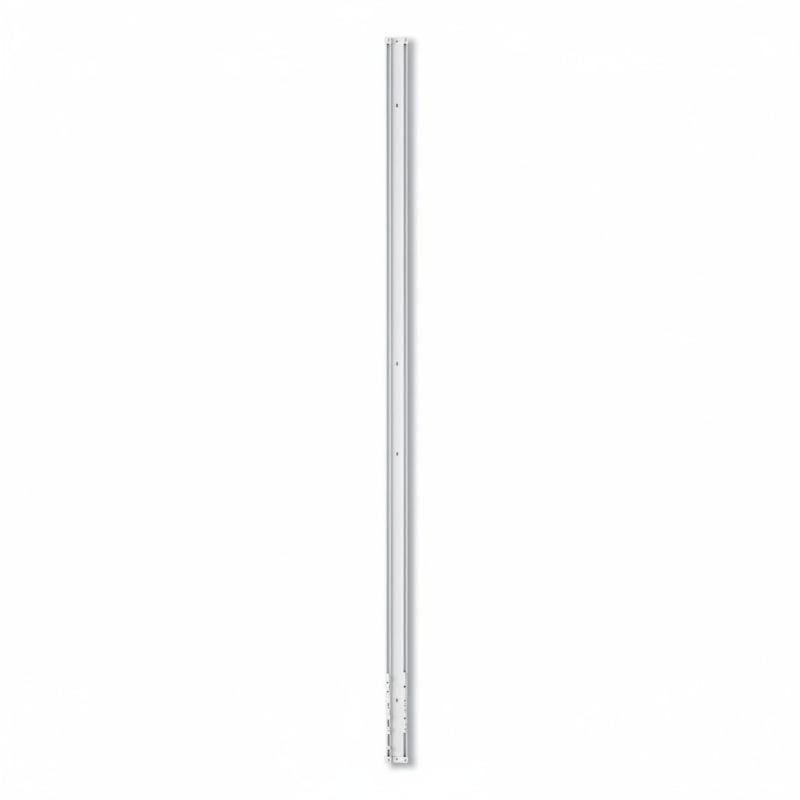 Rail pour rideaux en aluminium pour pose murale ou plafond