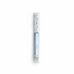 Barre de douche d'angle modulable blanche multi-positions