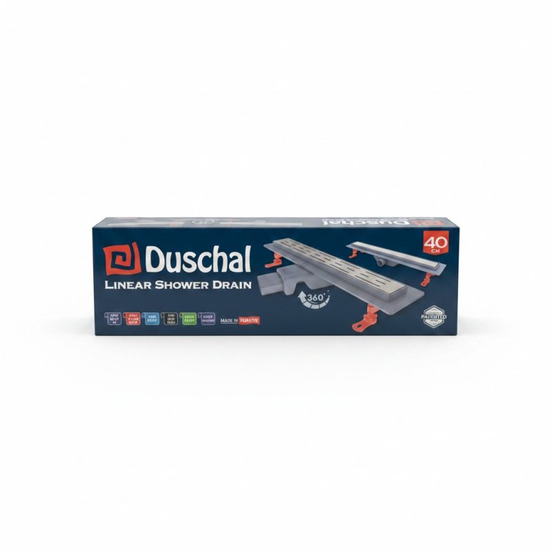 Caniveau de douche linéaire 40 cm Duschal orientable 360°