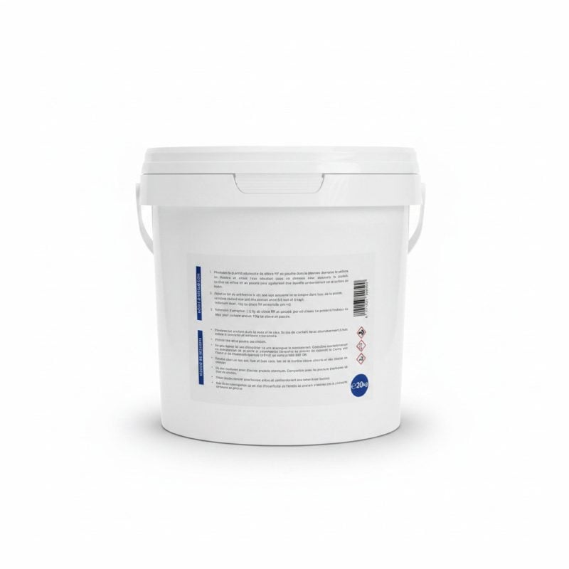 9596731 Chlore Lent en Poudre 90% 20 kg QChlor pour Piscine