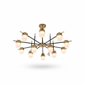 Suspension Amadeus 15 Bras LED Bicolore 102W