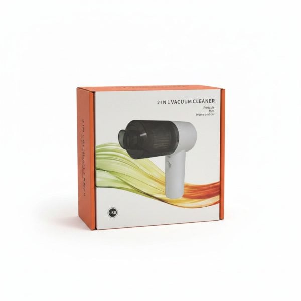 Aspirateur 2 en 1 Portable pour Voiture et Maison | USB