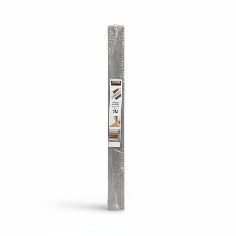 Joint de Finition Bombé Aluminium Gris 3m VAROX