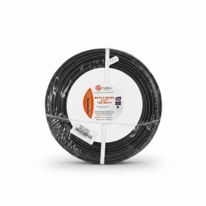Câble Électrique H07V-U 6mm² 100m Noir TUMAG
