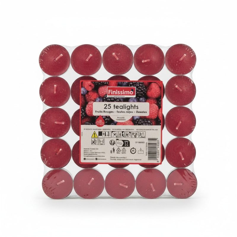 Bougies chauffeplat parfumées Fruits Rouges Finissimo (x25)