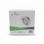 Spot Encastrable Rond GU10 Blanc et Chrome Savyalight