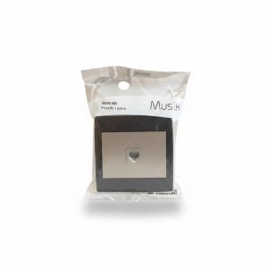 Prise Téléphone 2 Paires Marron et Titane Musik