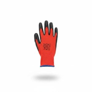 Gants de protection nitrile rouge et noir Taille 10/XL