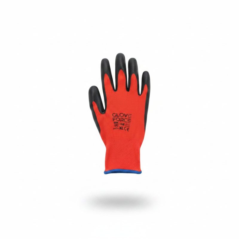 9783161 Gants de protection nitrile rouge et noir Taille 10/XL