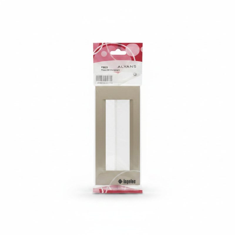 Plaque 8 Modules Champagne Alyans Ingelec P8623