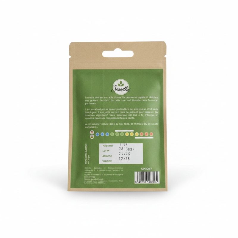 Graines de Radis Noir Semillas  Sachet de 2g