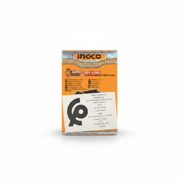 Batterie Lithium-Ion 20V 4.0Ah FBLI2002 INGCO