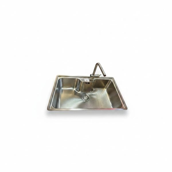 Évier de Cuisine Inox 1 Bac Encastrable BCX 610-81