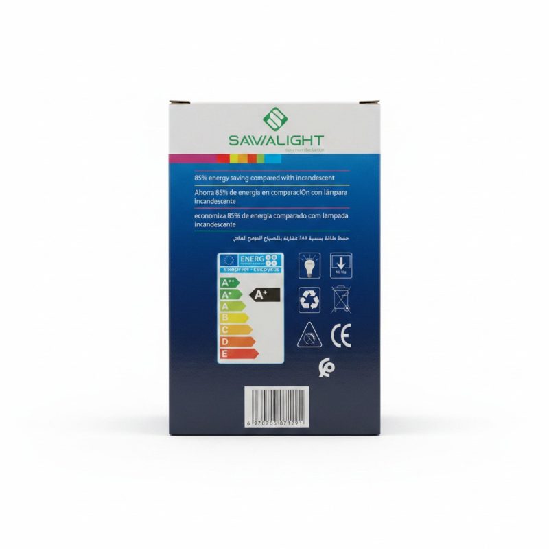 Lampe Filament Globe LED E27 8W 2700K SAVALIGHT