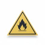 Panneau de signalisation Danger Matières Inflammables