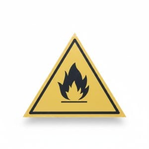Panneau de signalisation Danger Matières Inflammables