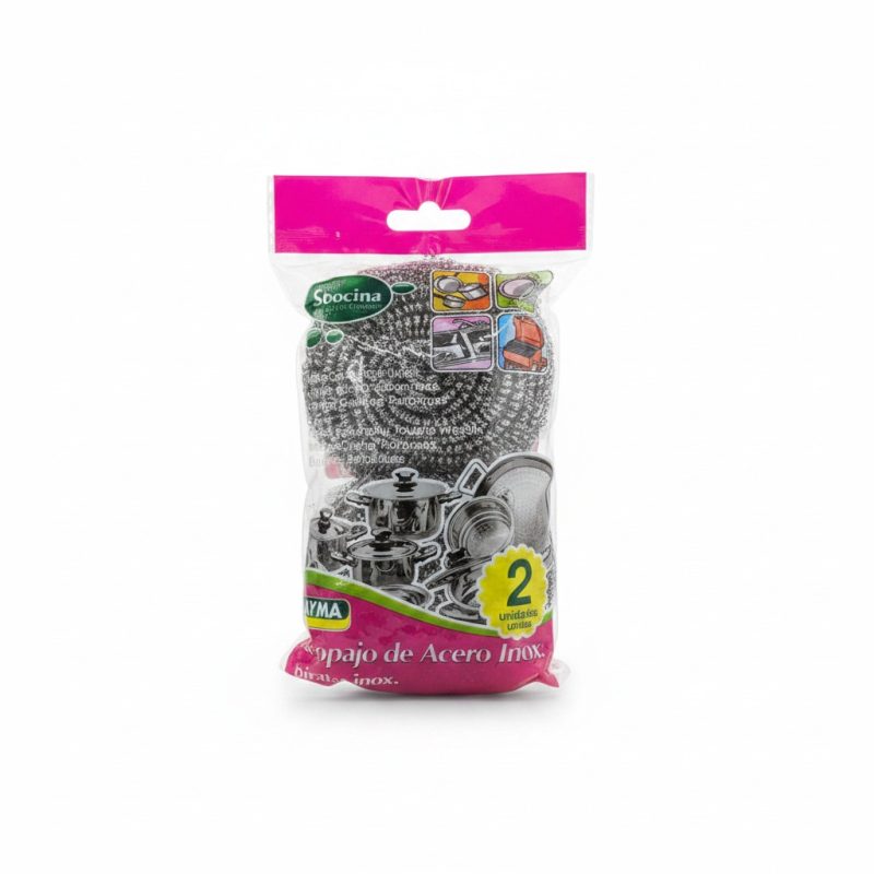 Spirales Inox de Nettoyage Intensif  Lot de 2