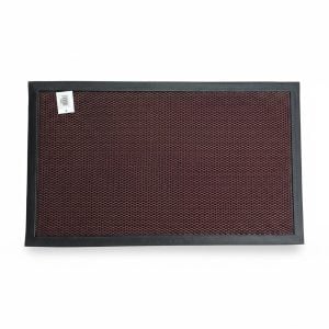 Paillasson Extérieur Grattant AB6 45x75cm Rouge et Noir