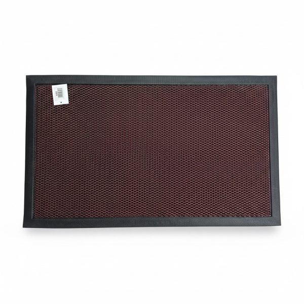 Paillasson Extérieur Grattant AB6 45x75cm Rouge et Noir