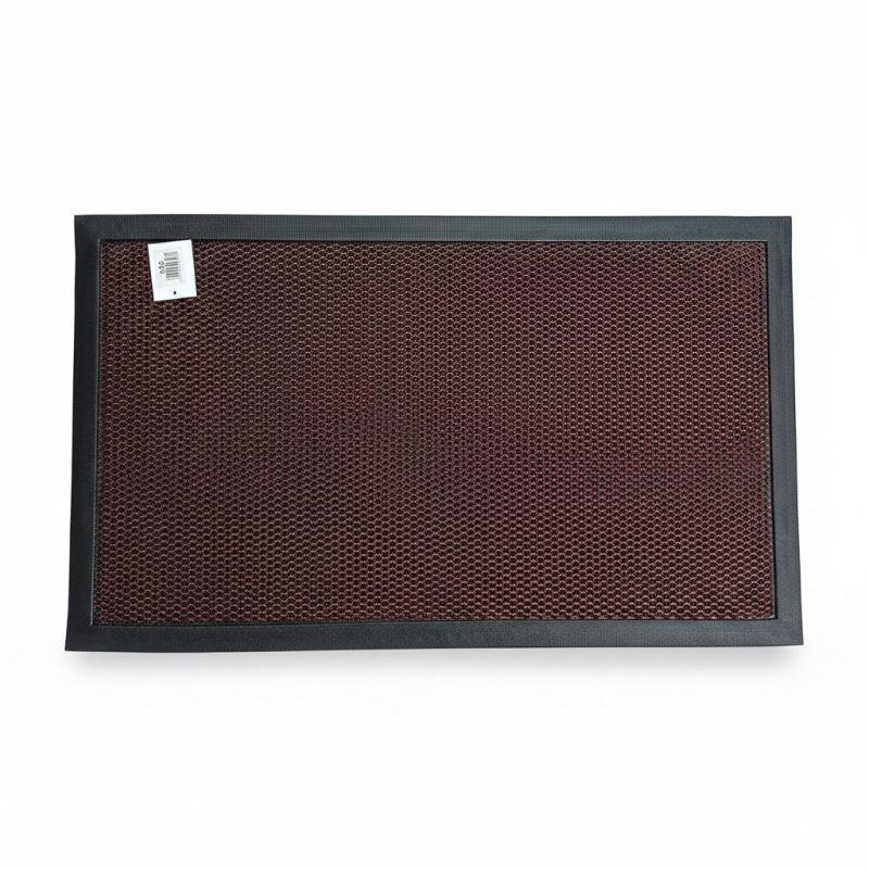 Paillasson Extérieur Grattant AB6 45x75cm Rouge et Noir