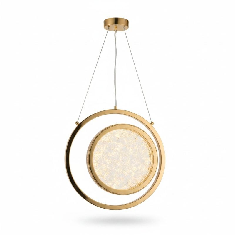 9690221 Suspension LED Dorama Dorée 20cm 3000K