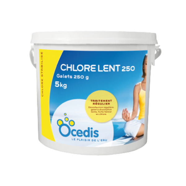 Chlore Lent 250 5Kg