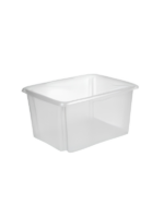 Box De Rangement En Plastique 24L Transparent
