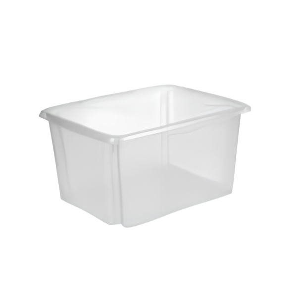 Box De Rangement En Plastique 24L Transparent