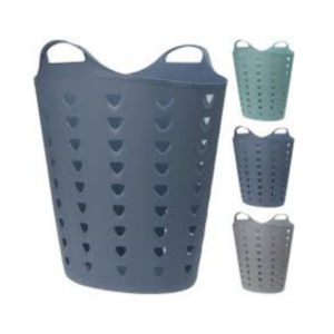 Panier a linge souple à trous 60L
