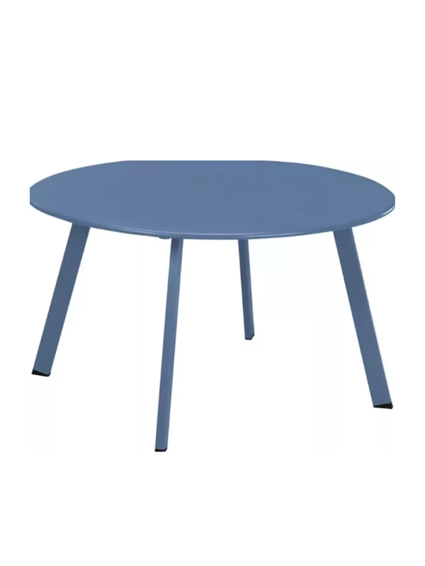 947215 Table Rond 70Cm Bleu – Image 1