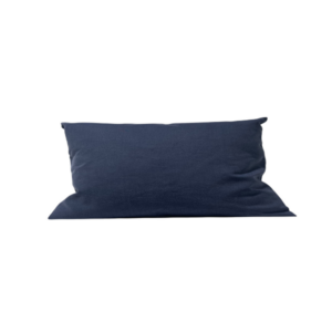 Coussin rempli de fibre bleu marine 30 x 50 cm