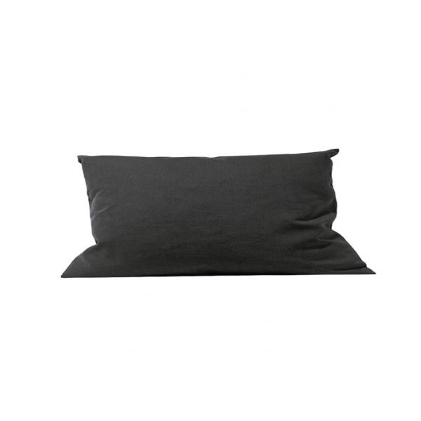 Coussin rempli de fibre anthracite 30 x 50 cm