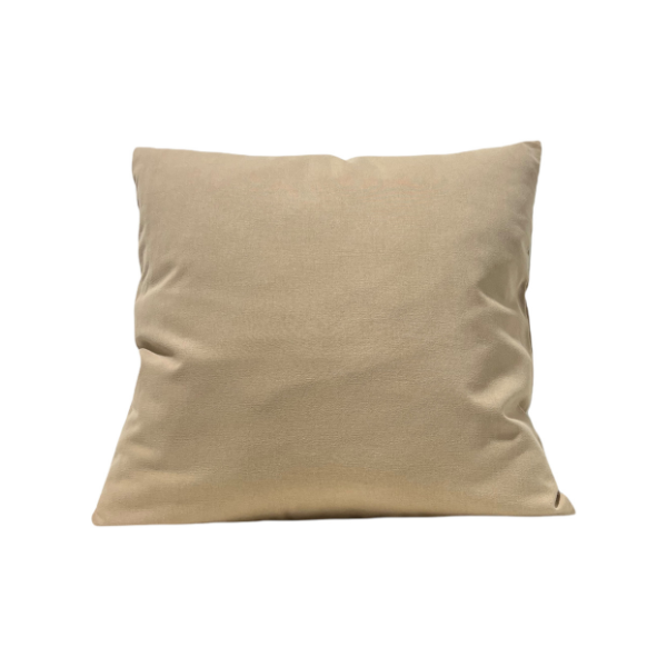 Coussin rempli de fibre Beige 45 x 45 cm