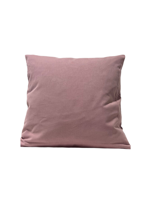 972027 Coussin rempli de fibre rose poudré 45 x 45 cm – Image 1