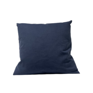 Coussin rempli de fibre bleu marine 45 x 45 cm