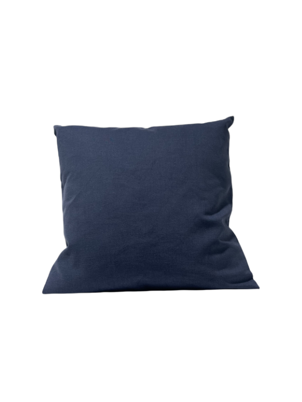 972028 Coussin rempli de fibre bleu marine 45 x 45 cm – Image 1