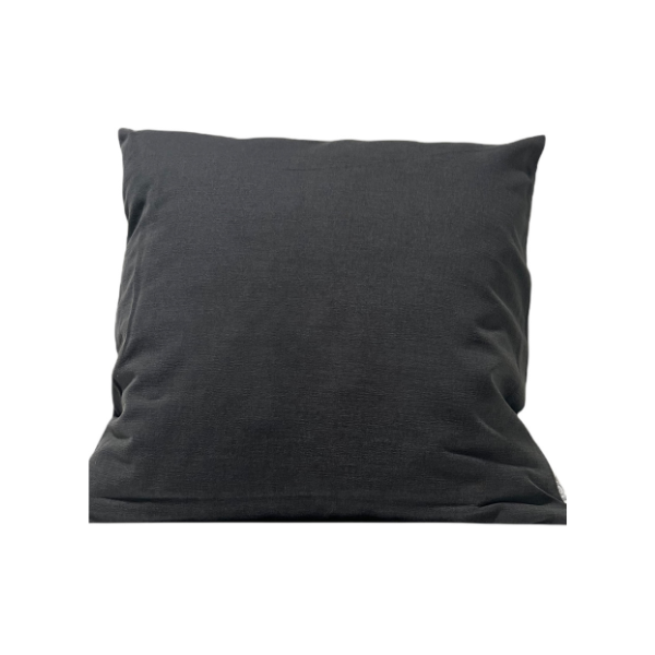 Coussin rempli de fibre Anthracite 45 x 45 cm