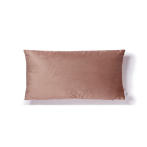 Coussin rempli de fibre beige rosé 30 x 50 cm